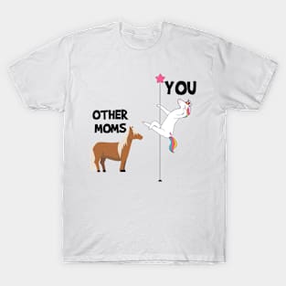 Unicorn Pole Dancer, Funny Saying Gift For Mom From Son Or Daughter T-Shirt